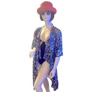 LuLaRoe Shirley Kimono Beach Coverup, Size M, NWT